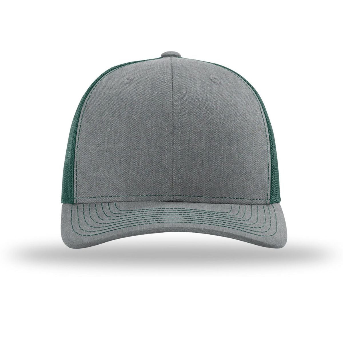 Heather Grey/ Dark Green - Front