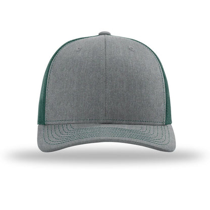 Heather Grey/ Dark Green - Front