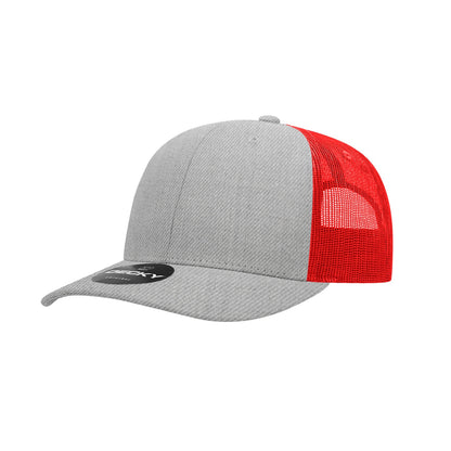Heather  Grey/Red - Front