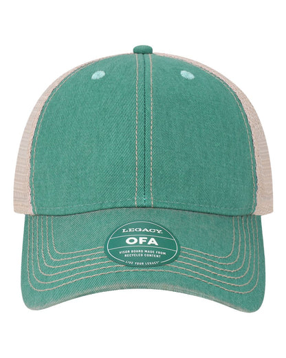 Aqua/ Khaki - Front