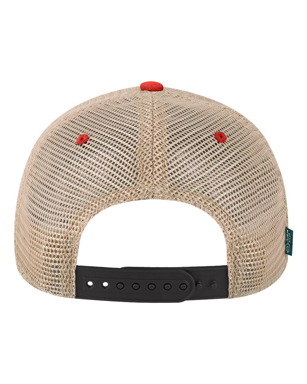 Black/ Scarlet Red/ Khaki - Back