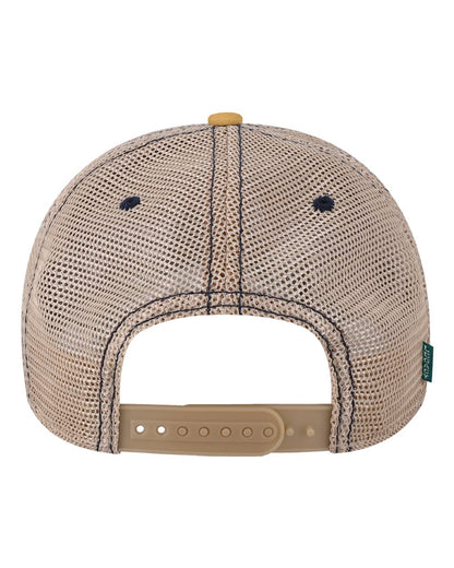 Blue Stripe/ Khaki - Back