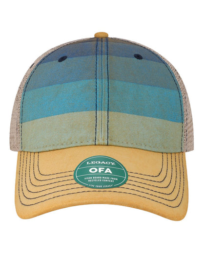 Blue Stripe/ Khaki - Front