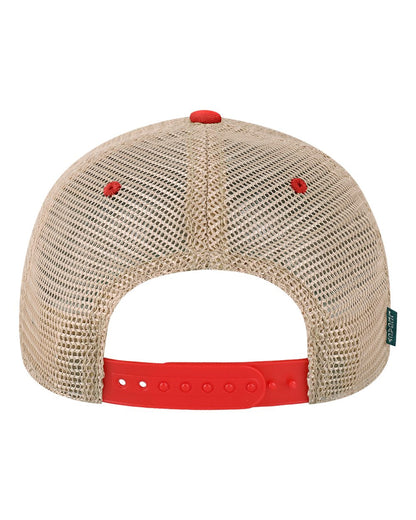 Scarlet Red/ Khaki - Back