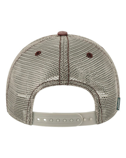 Burgundy/ Grey - Back