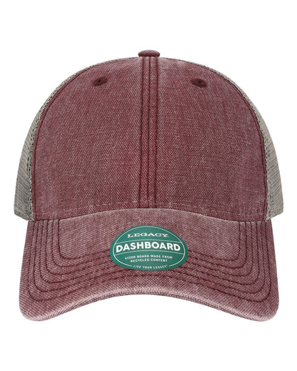 Burgundy/ Grey - Front