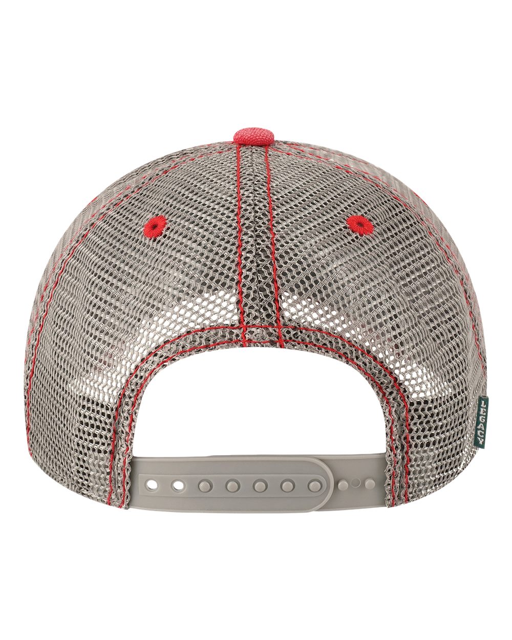 Scarlet Red/ Grey - Back