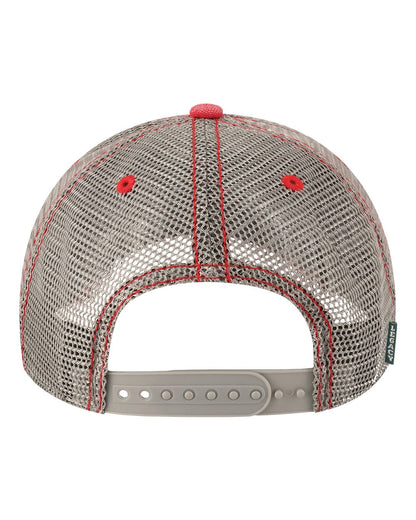Scarlet Red/ Grey - Back