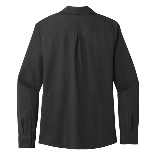 Port Authority Women's Long Sleeve Performance Staff Shirt - Back