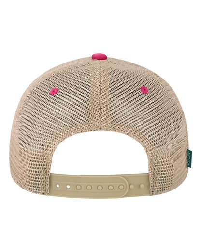 Dark Pink/ Khaki - Back