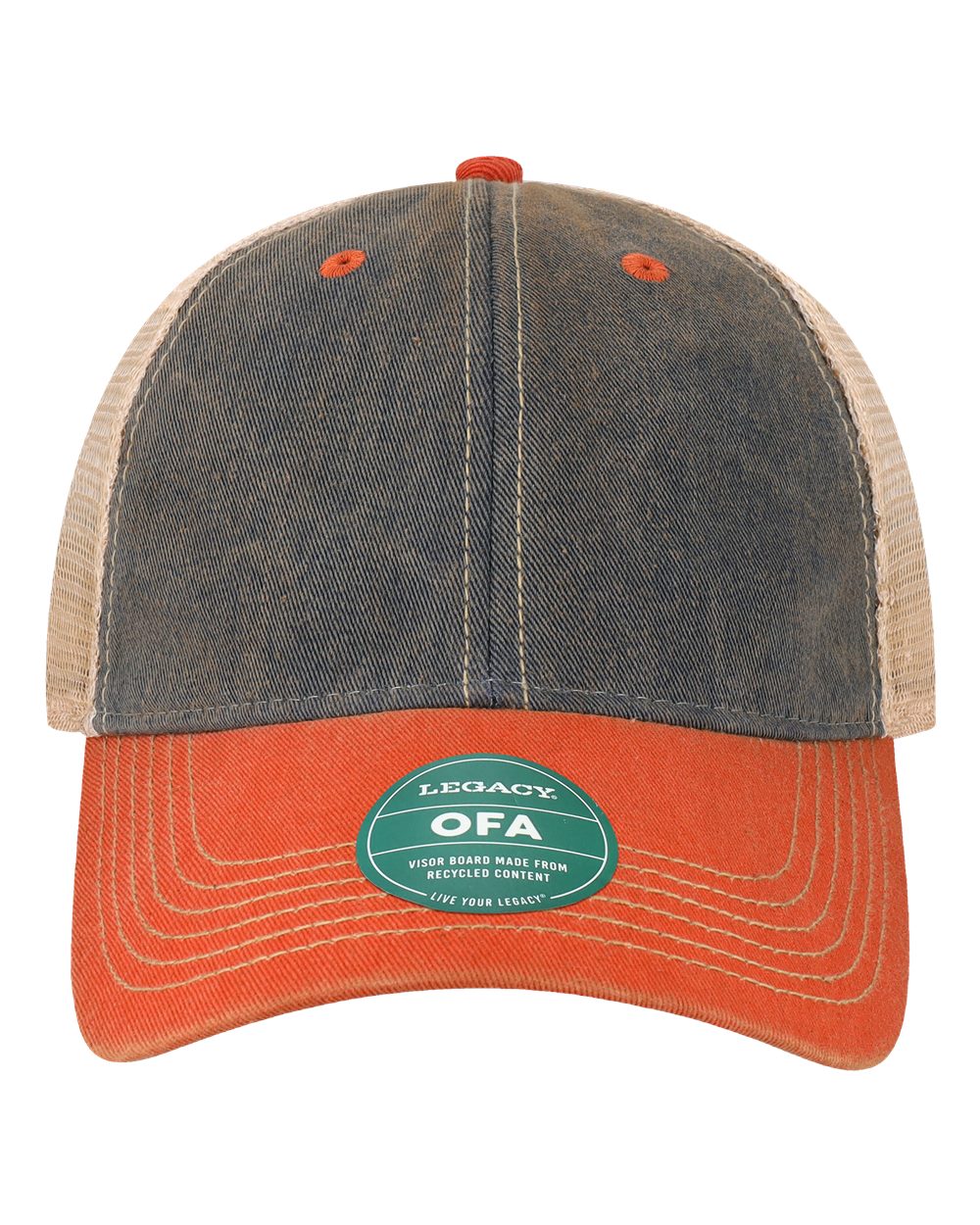 Navy/ Orange/ Khaki - Front