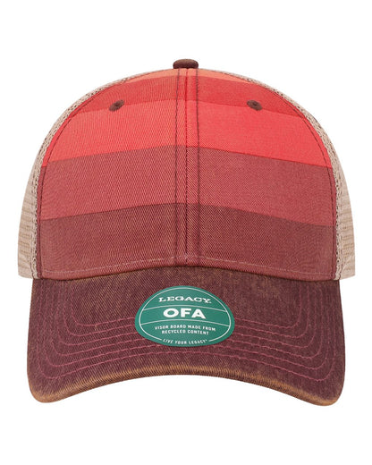 Red Stripe/ Khaki - Front