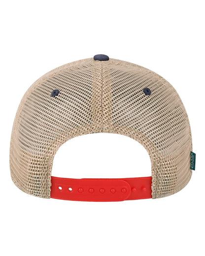 Scarlet Red/ Navy/ Khaki - Back