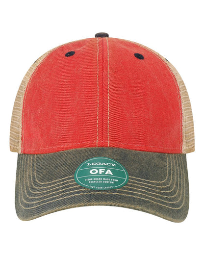 Scarlet Red/ Navy/ Khaki - Front