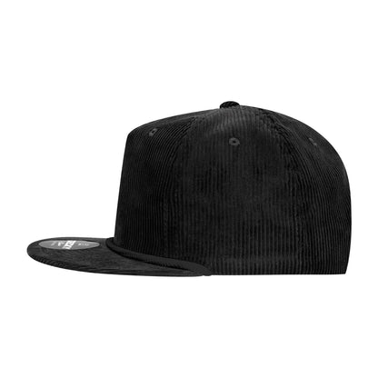 5 Panel High Profile Relaxed Corduroy Rope Hat - Detail