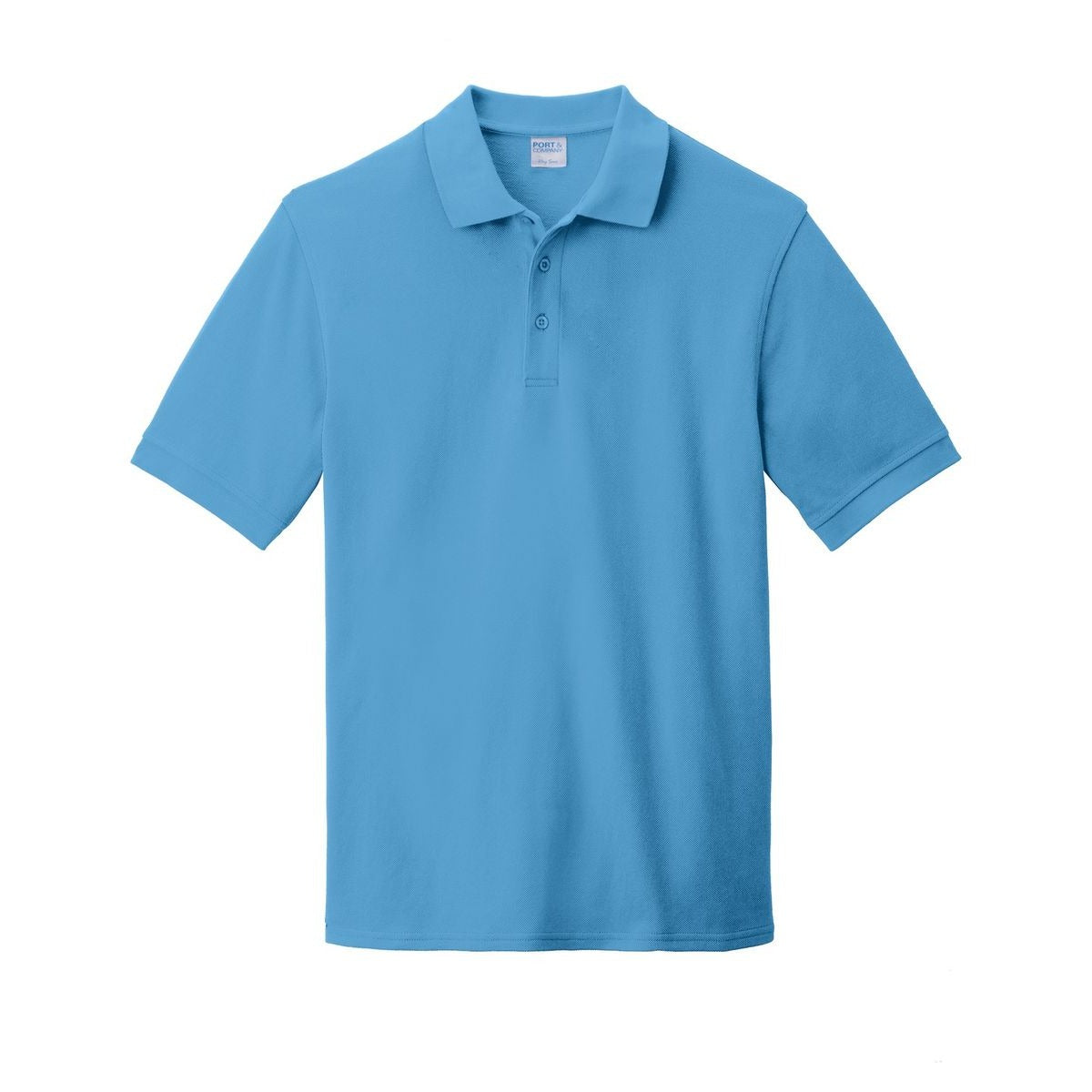 Port & Co Combed Ring Spun Pique Polo - Front