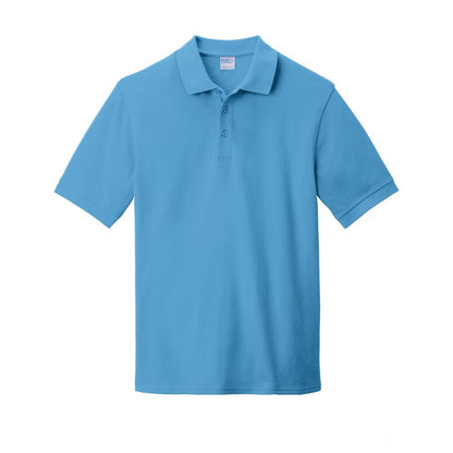 Port & Co Combed Ring Spun Pique Polo - Front