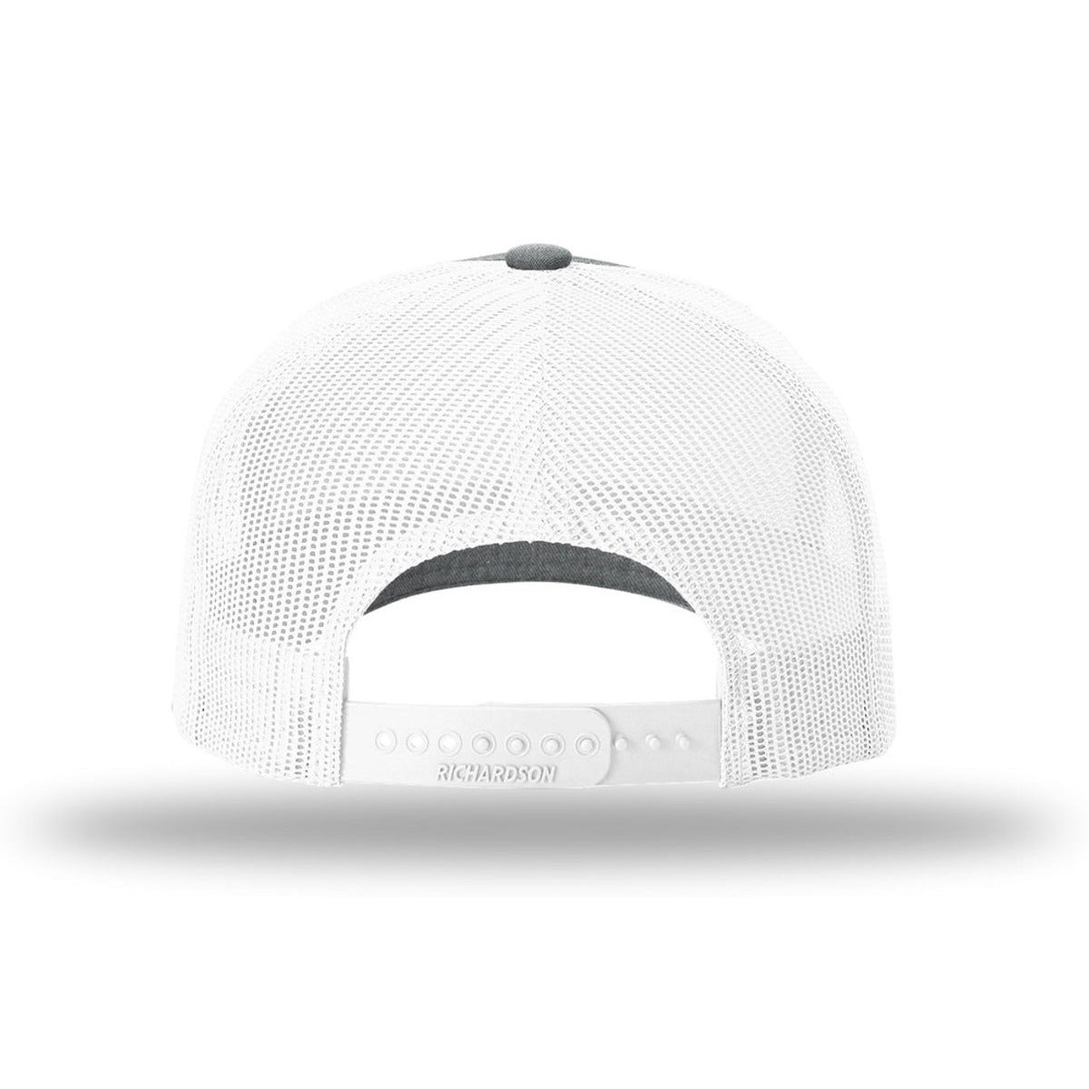 Heather Grey/ White/ White - Back