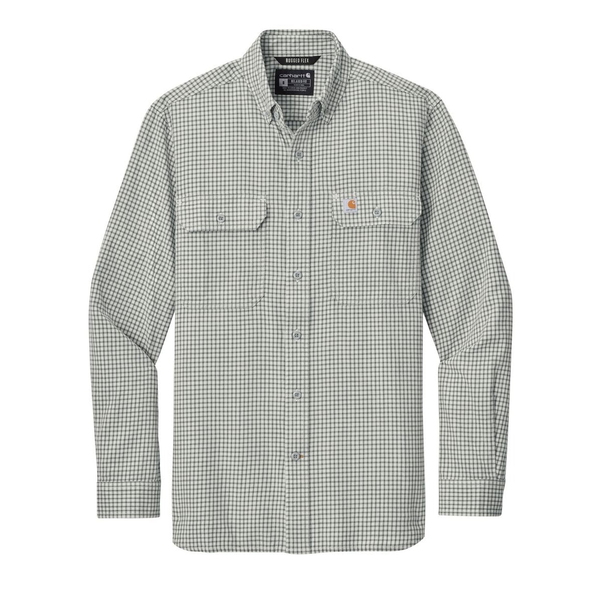 Carhartt Rugged Flex Plaid Long Sleeve Shirt - Front