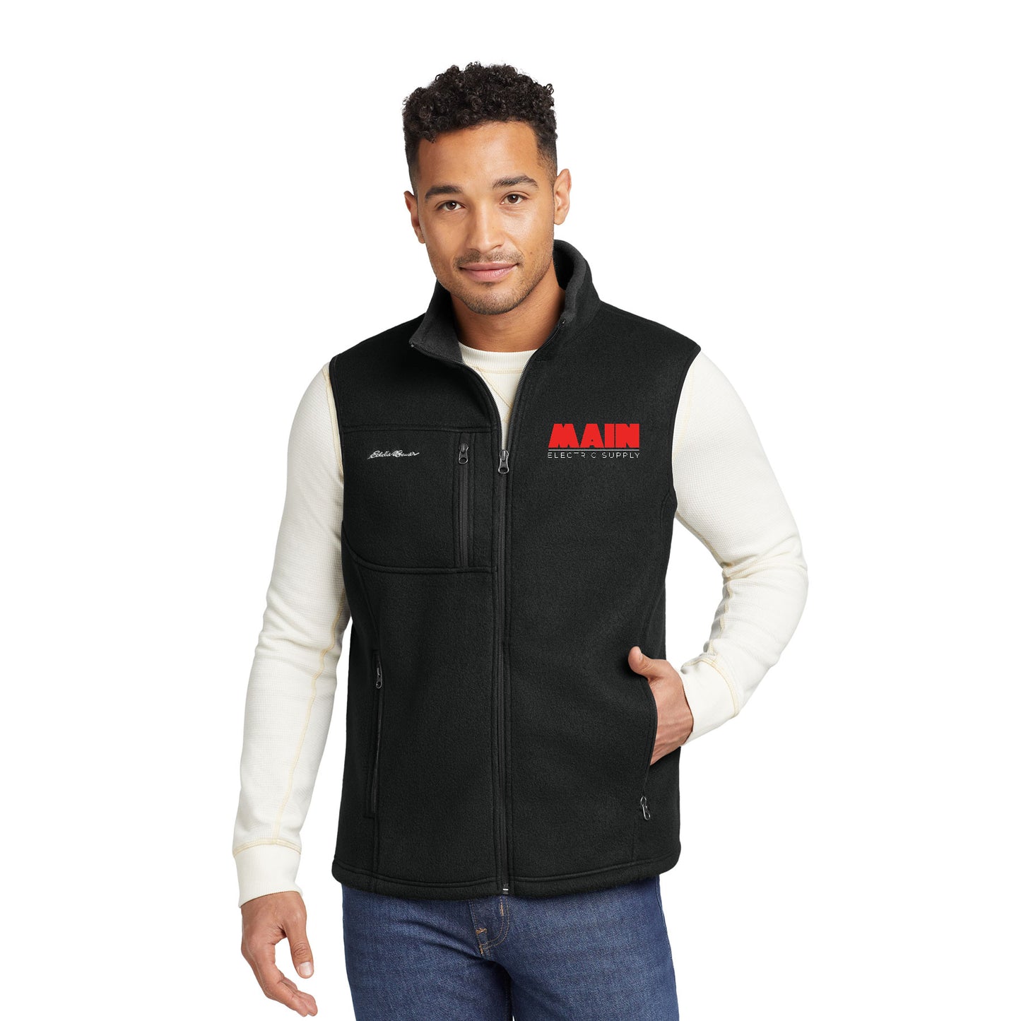 Eddie Bauer® Fleece Vest x Main Electric Supply Co.