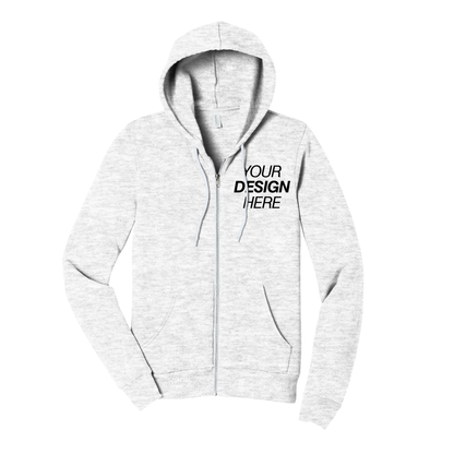 BELLA+CANVAS® Unisex Sponge Fleece Zip-Up Hoodie
