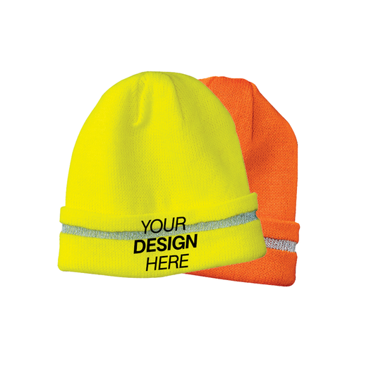 Gorro de visibilidad mejorada CornerStone® con franja reflectante 