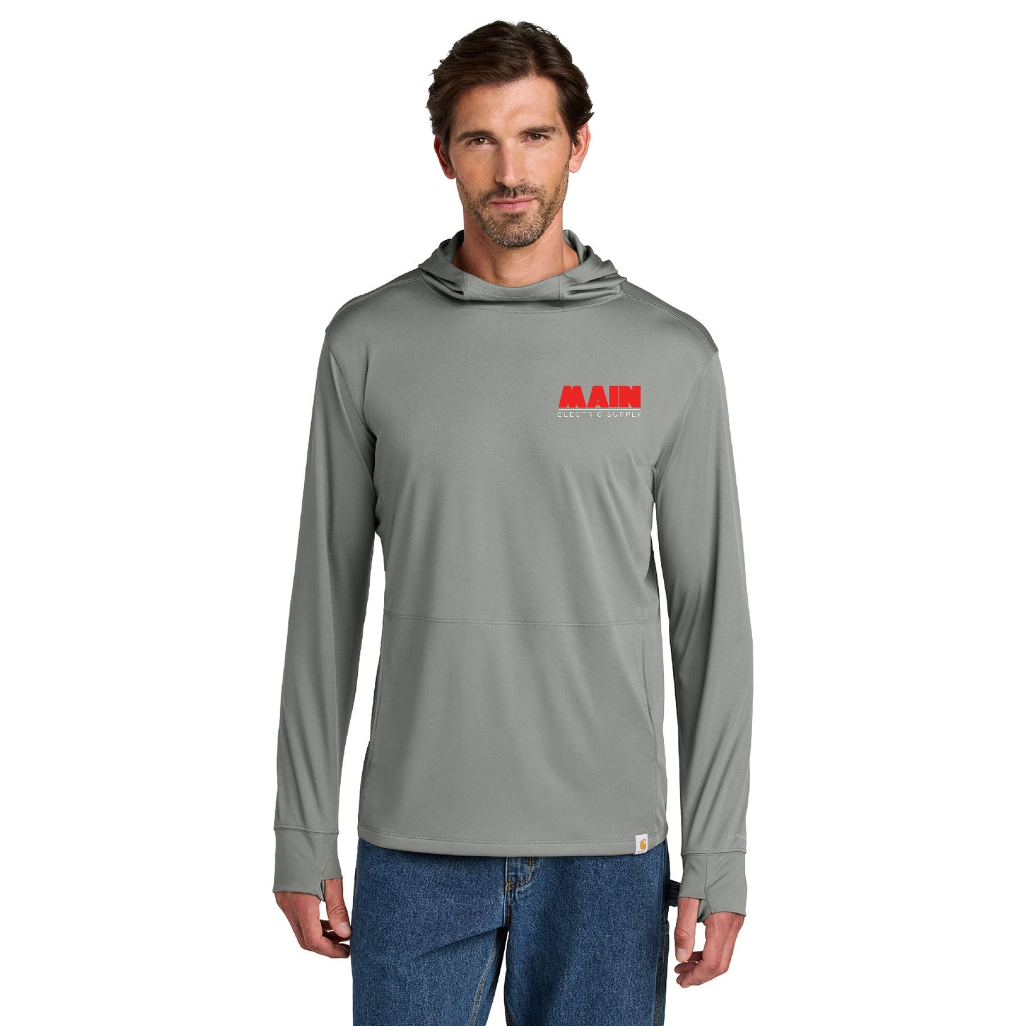 Carhartt Force® Sun Defender™ Long Sleeve Hooded T-Shirt x Main Electric Supply Co.