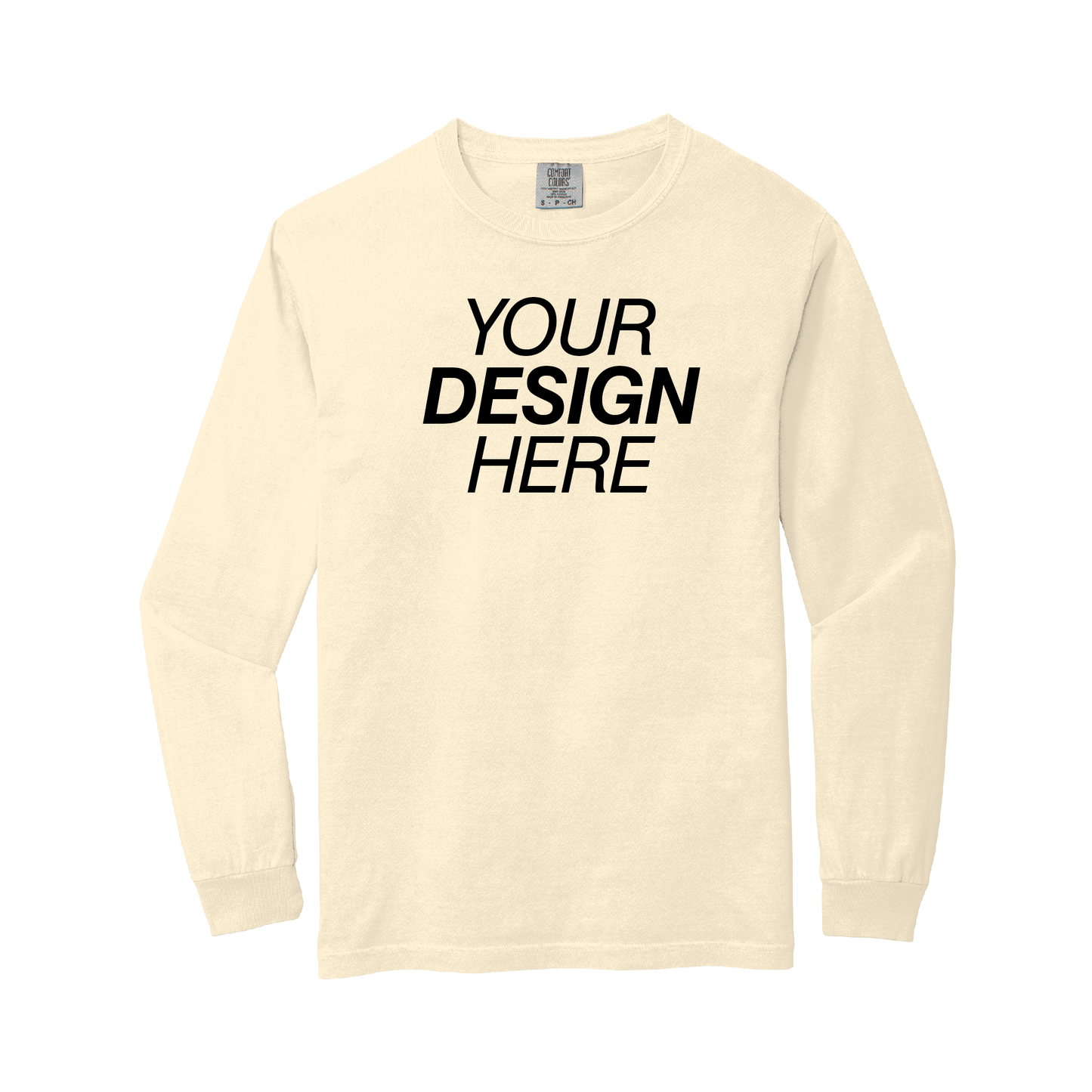 Comfort Colors® Garment-Dyed Heavyweight Long Sleeve T-Shirt