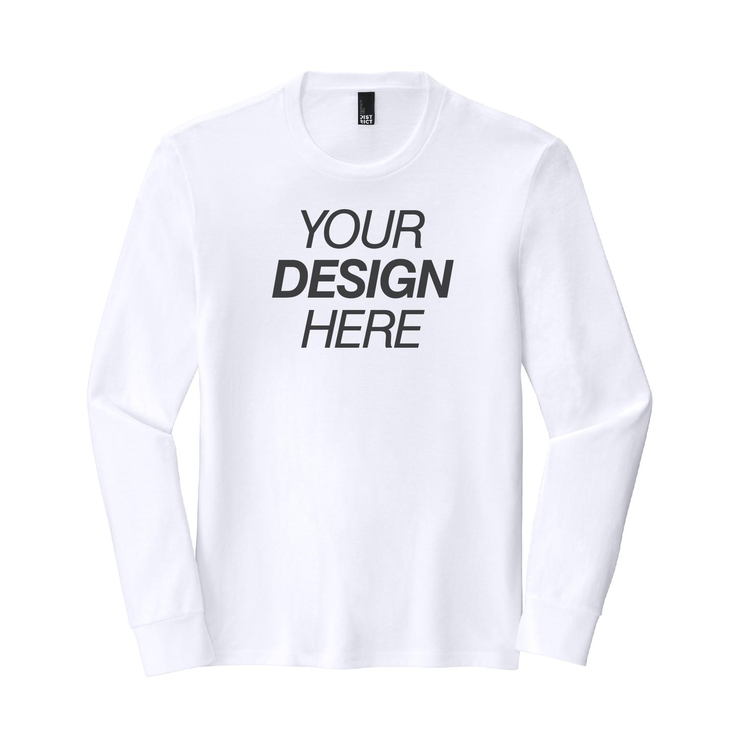 Camiseta de manga larga District® Perfect Tri® 