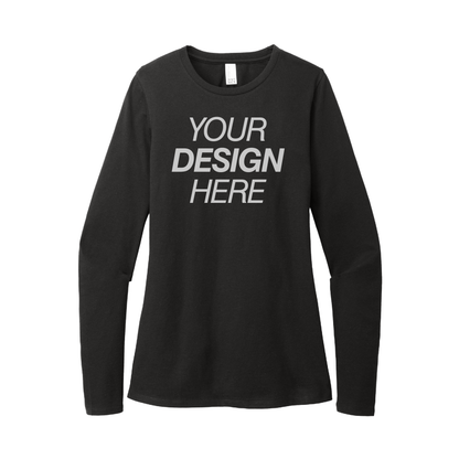 Camiseta de manga larga CVC Perfect Blend® de District® para mujer 