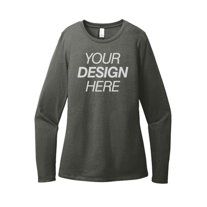 Camiseta de manga larga CVC Perfect Blend® de District® para mujer 