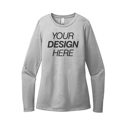 Camiseta de manga larga CVC Perfect Blend® de District® para mujer 