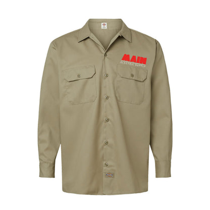 Dickies Long Sleeve Work Shirt 5574 x Main Electric Supply Co.