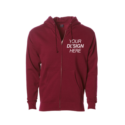 Independent Trading Co. Heavyweight Full-Zip Hooded Sweatshirt