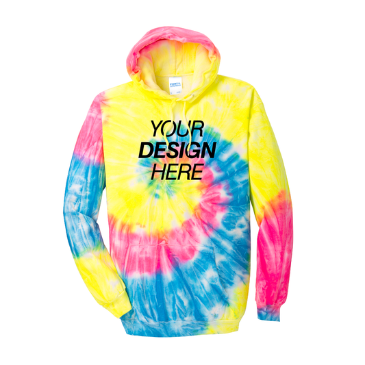 Sudadera con capucha y diseño tie-dye de Port &amp; Company® 