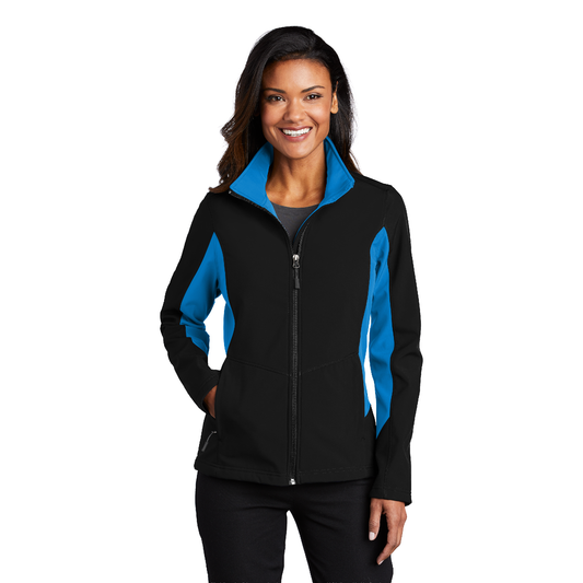Chaqueta Soft Shell con bloques de color Core para mujer Port Authority® 