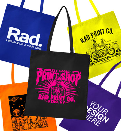 Q-Tees Non-Woven Tote Shopping Bag