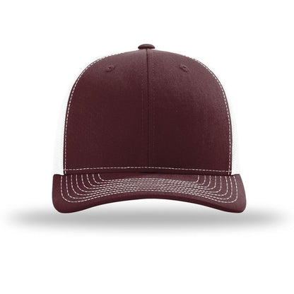 Maroon/ White - Front