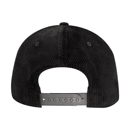 5 Panel High Profile Relaxed Corduroy Rope Hat - Detail