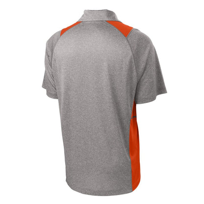Vintage Heather/ Deep Orange - Back