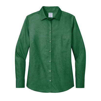 Brooks Brothers Women's Wrinkle-Free Stretch Nailhead Shirt - Front