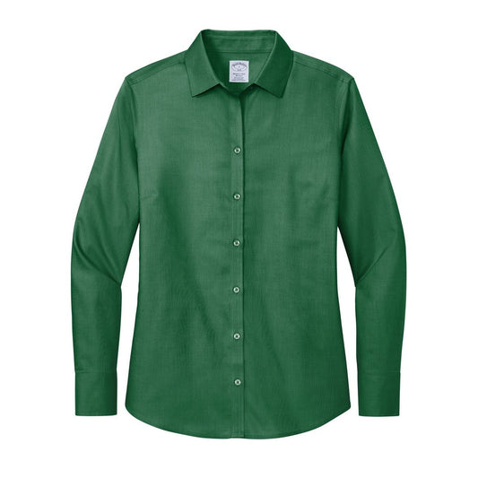 Brooks Brothers Women's Wrinkle-Free Stretch Nailhead Shirt - Front