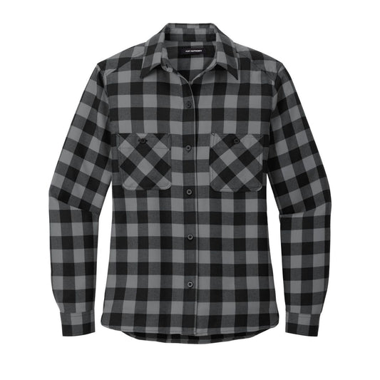 Port Authority Women's Plaid Flannel Shirt - Front