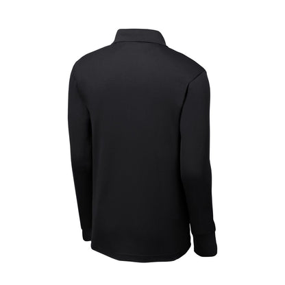 Sport-Tek Long Sleeve Micropique Sport-Wick Polo - Back