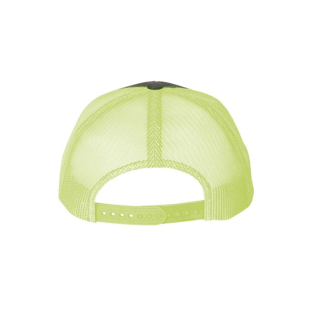Charcoal/ Neon Green - Back