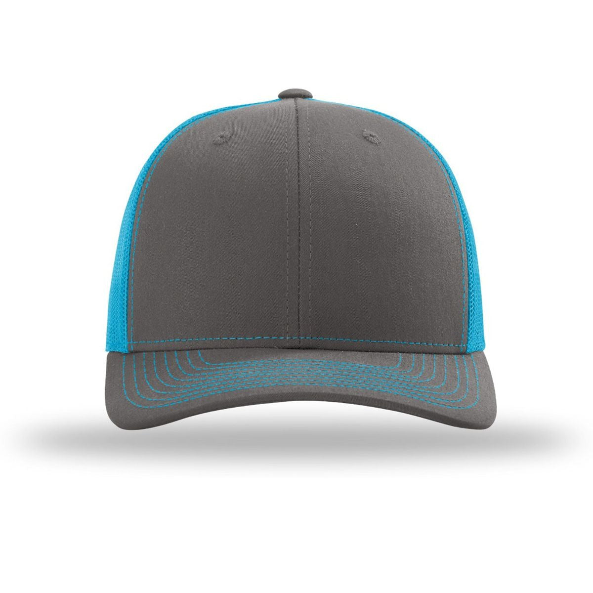 Charcoal/ Neon Blue - Front