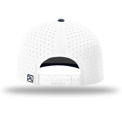 White/ White/ Navy - Back