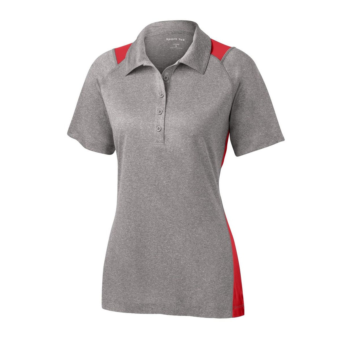 Vintage Heather/ True Red - Front
