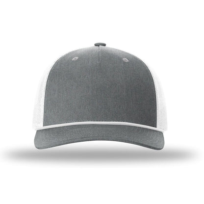 Heather Grey/ White/ White - Front