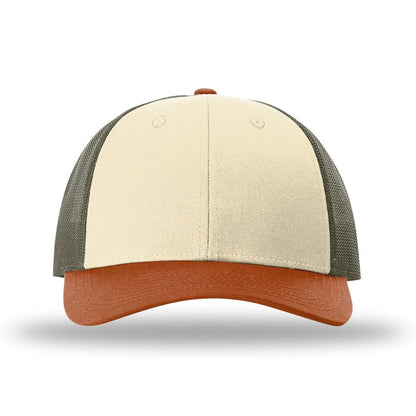 Cream/ Loden/ Dark Orange - Front